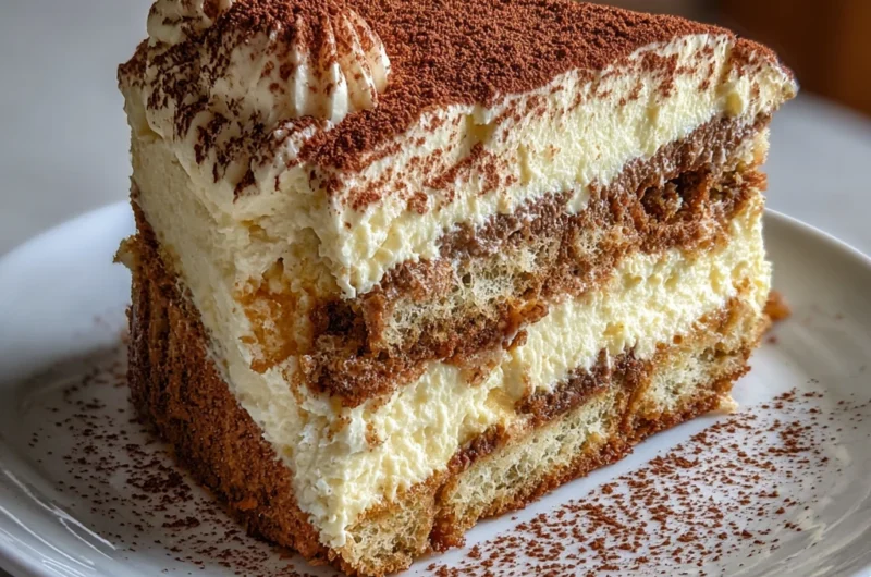 Tiramisu Cake Recipe Card