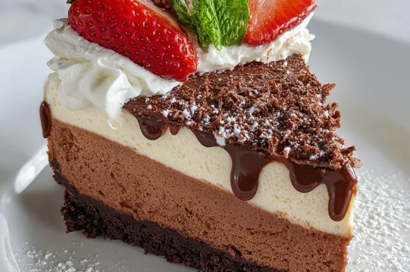 Chocolate Mousse Cake Recipe Card