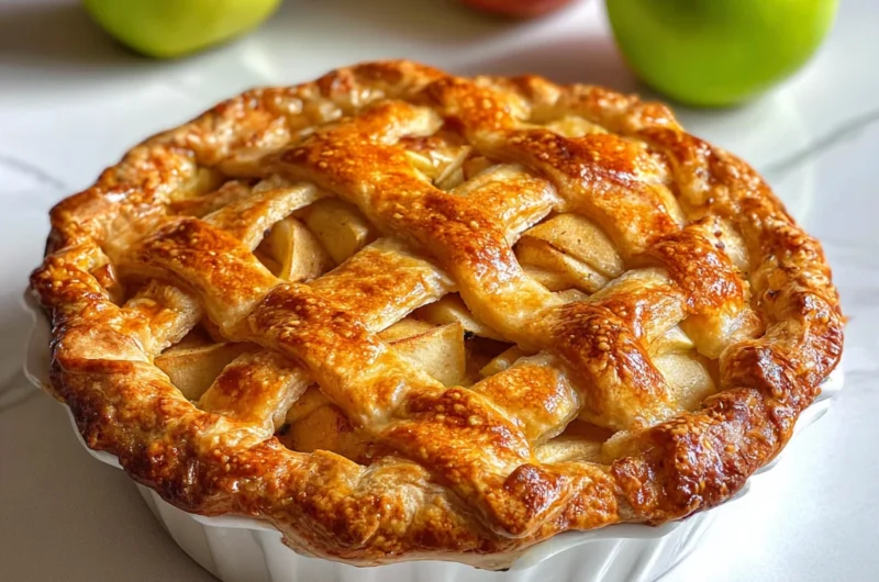 Apple Pie Recipe Card