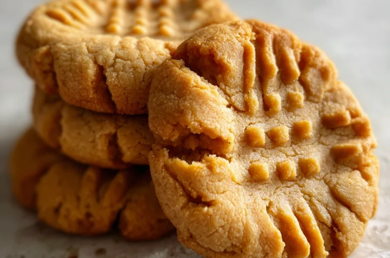 Peanut Butter Cookies Recipe Card