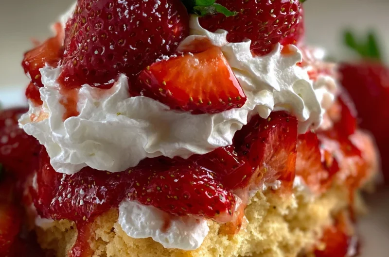 Strawberry Shortcake Recipe Card