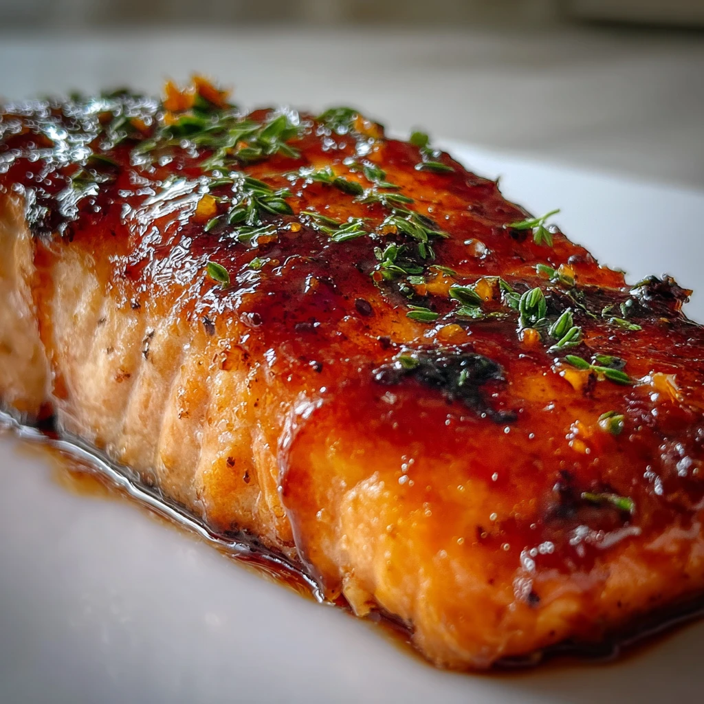 crispy honey orange glazed salmon