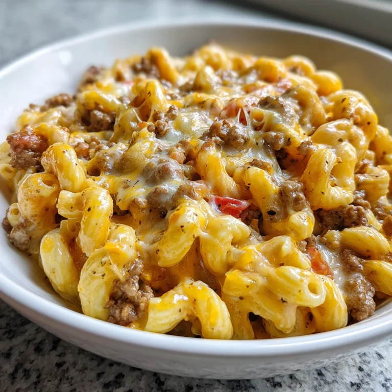 Cheeseburger Pasta