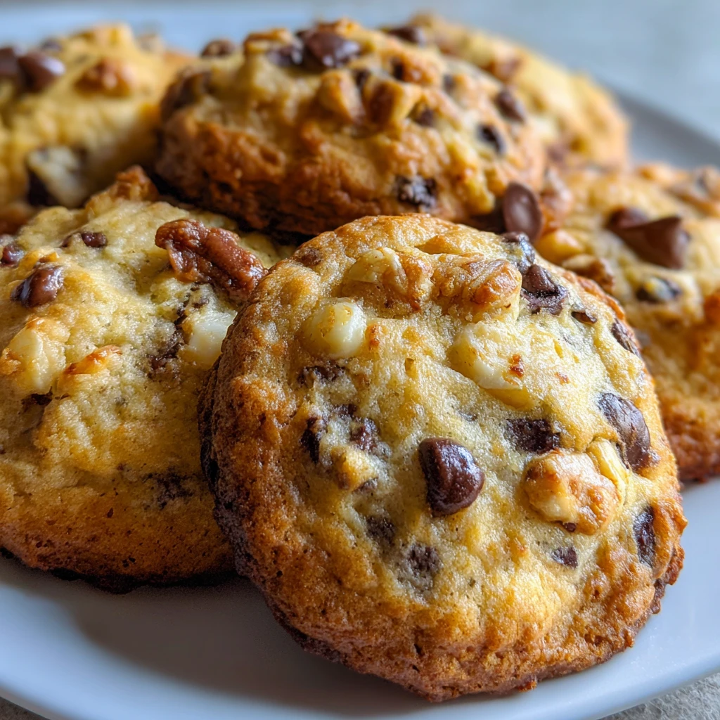Banana Bread Chocolate Chip Cookies