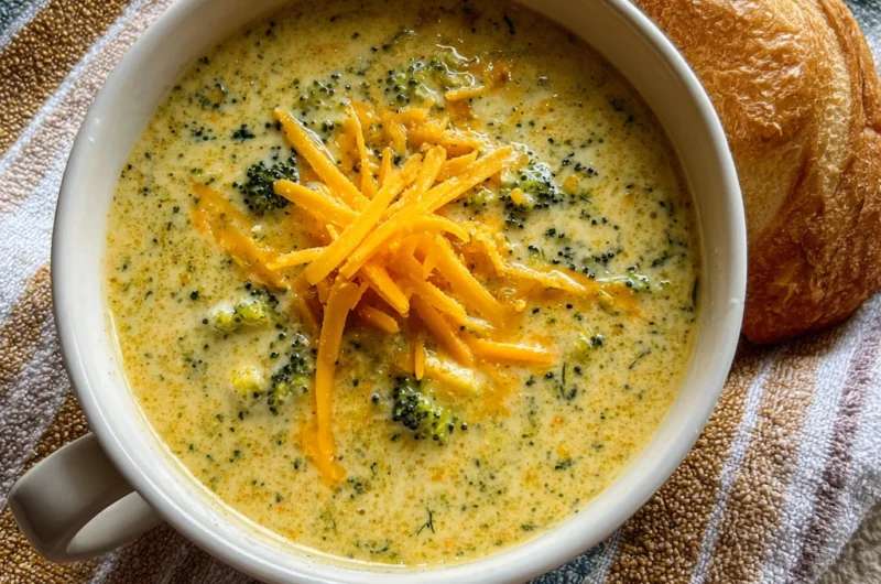 Broccoli Soup Recipe Card