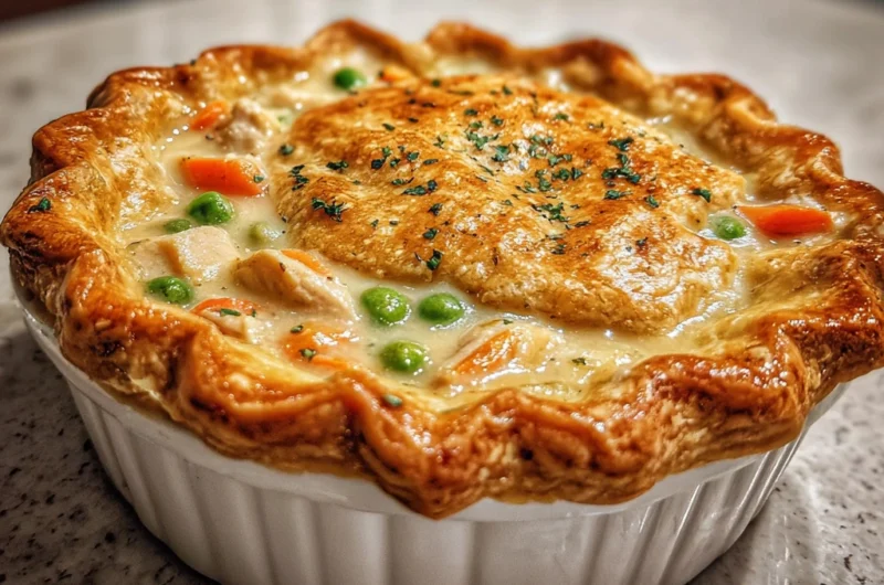 Chicken Pot Pie Recipe Card