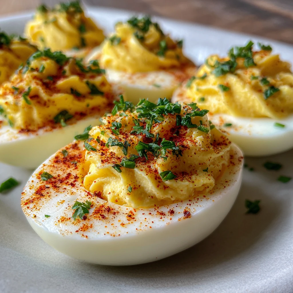 deviled eggs
