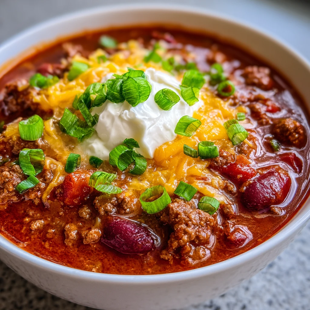 beef chili recipe