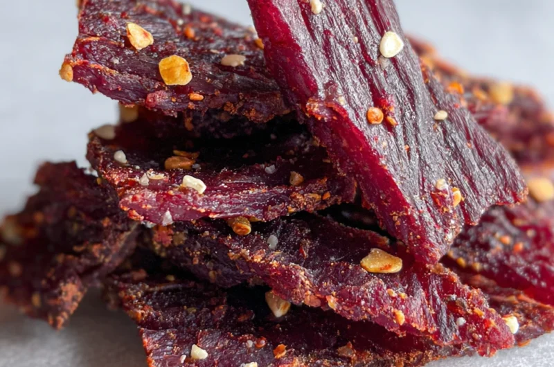 Beef Jerky Recipe Card