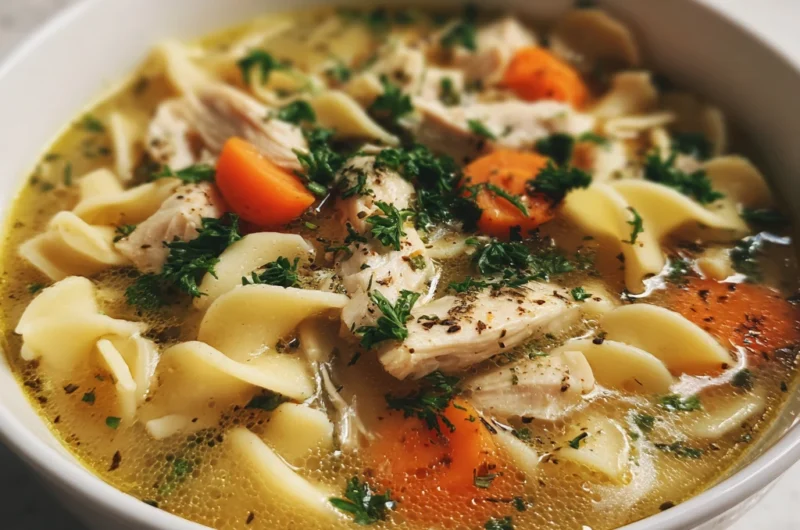 Chicken Noodle Soup Recipe Card