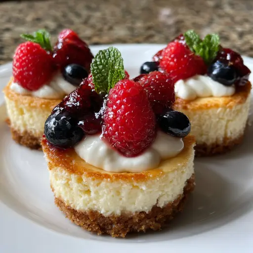 mini cheesecakes
