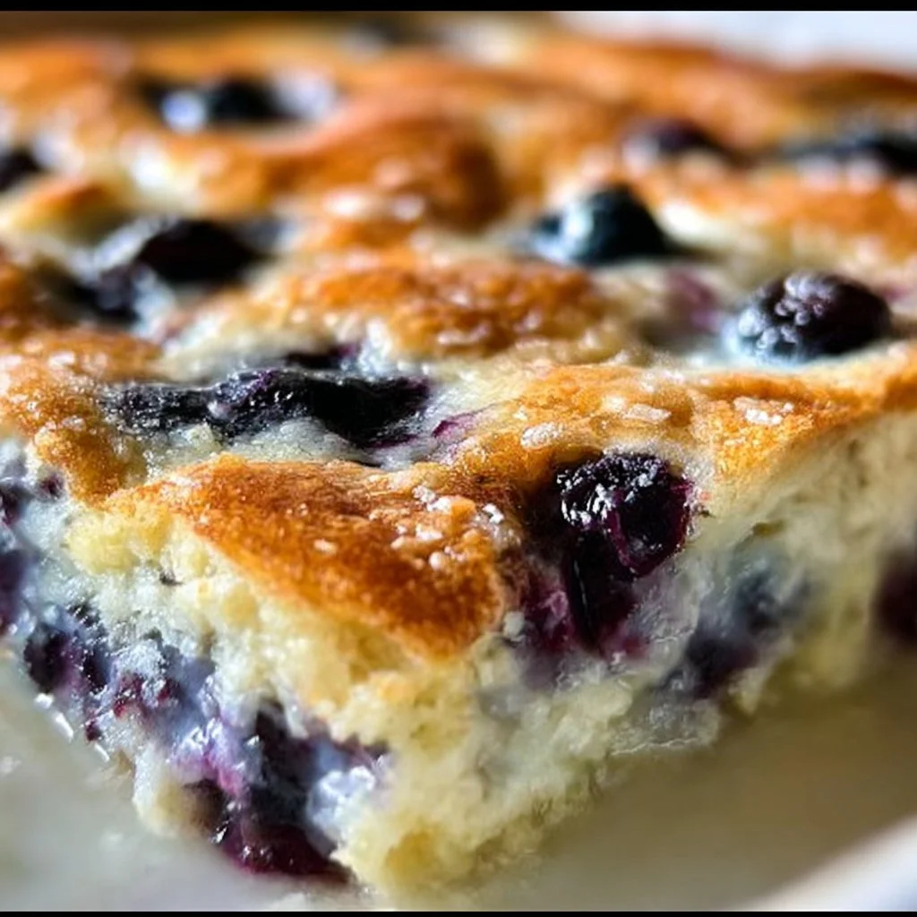 Blueberry Buttermilk Pancake Casserole