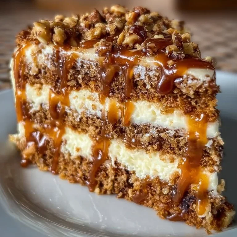Christmas Toffee Crunch Cake topped with toffee bits and festive decorations