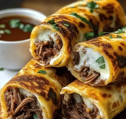 Delicious French Dip Tortilla Roll Ups for Quick Comfort Food