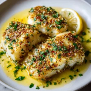 Irresistible Lemon Garlic Butter Cod