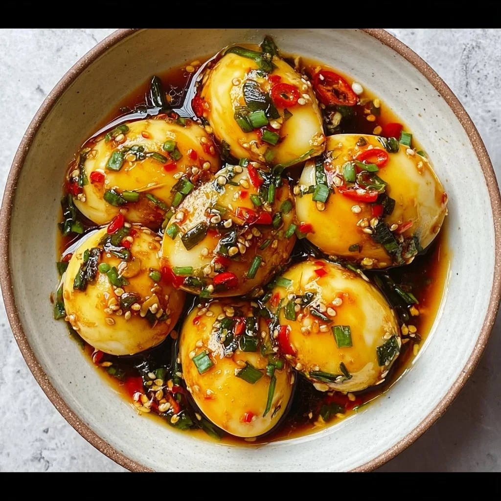 Korean Soy Marinated Eggs