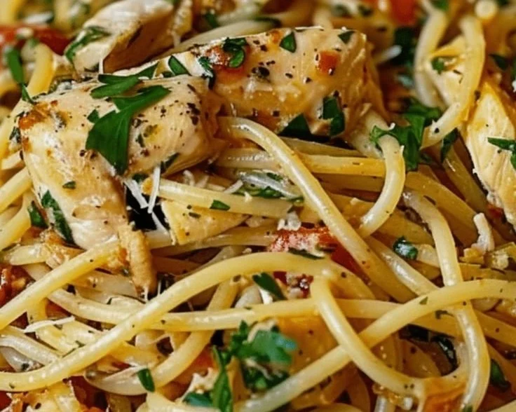 Monterey Chicken Spaghetti