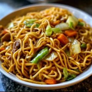 Delicious Panda Express fried noodles served in a bowl