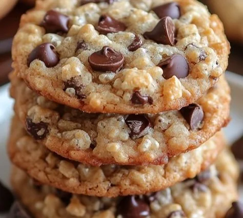 Rice Krispie Chocolate Chip Cookies