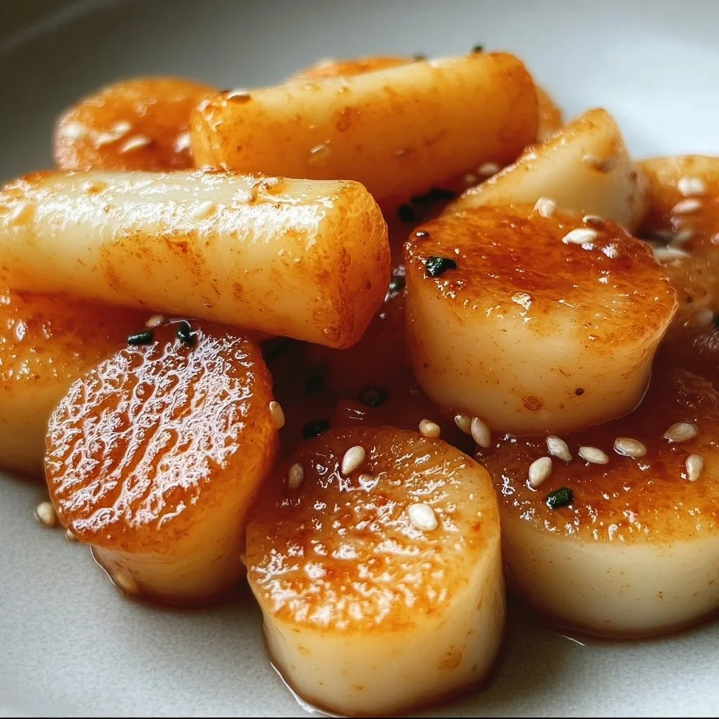 Sweet Soy Butter Korean Rice Cakes
