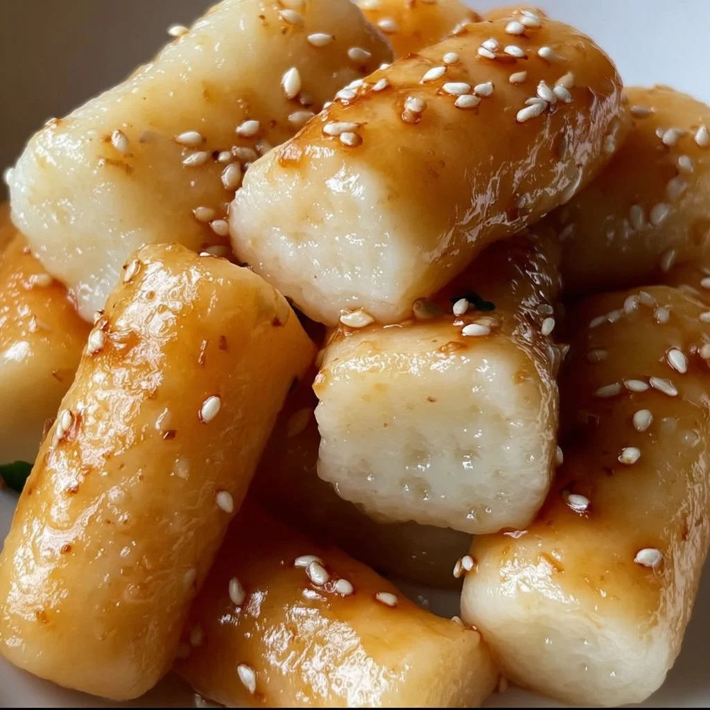 Sweet Soy Butter Korean Rice Cakes