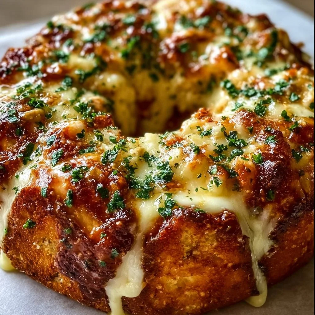 Chicken Alfredo Monkey Bread