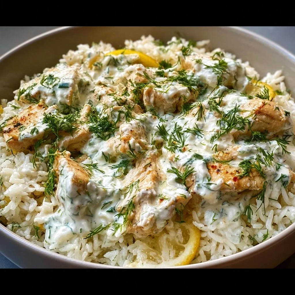 Chicken Tzatziki with Rice