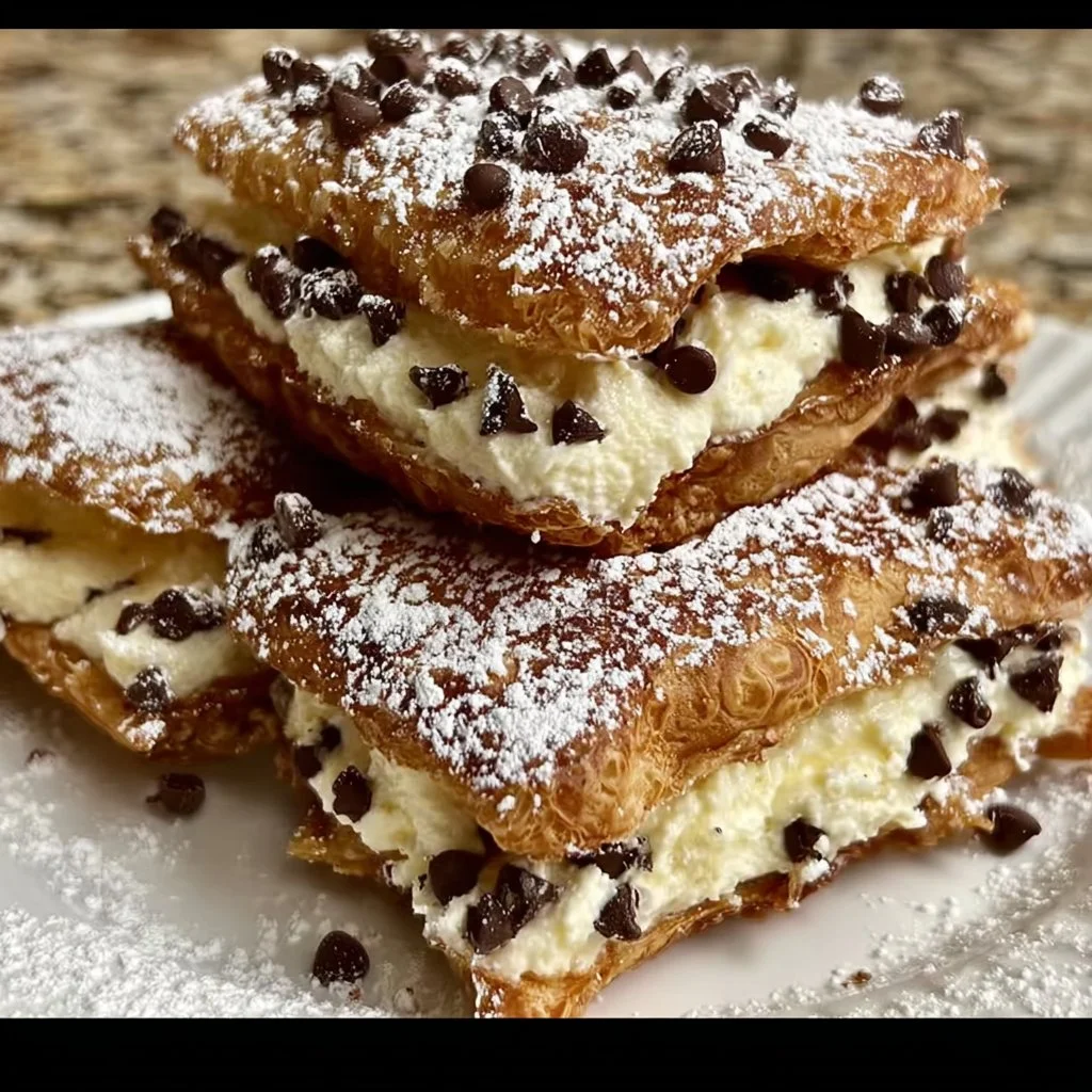 Classic Cannoli Squares