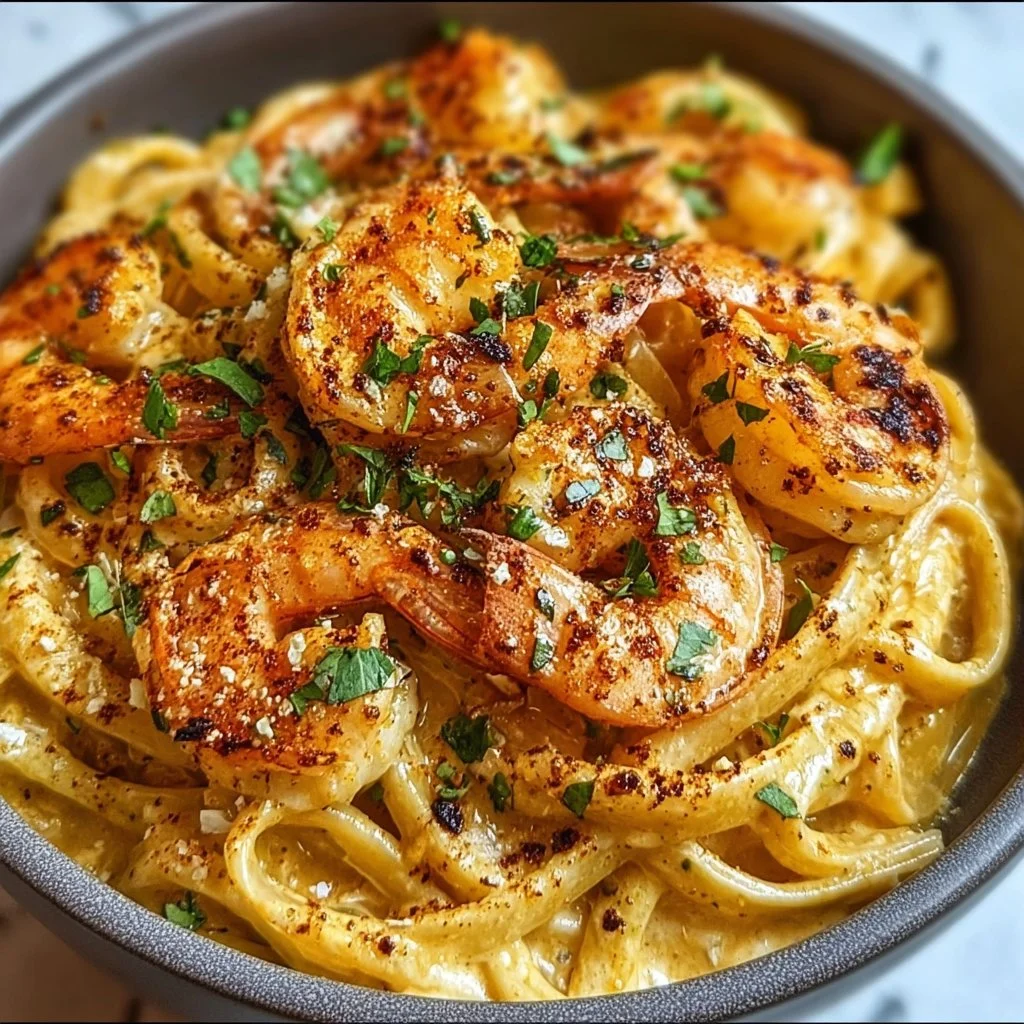 Creamy Cajun Shrimp Pasta