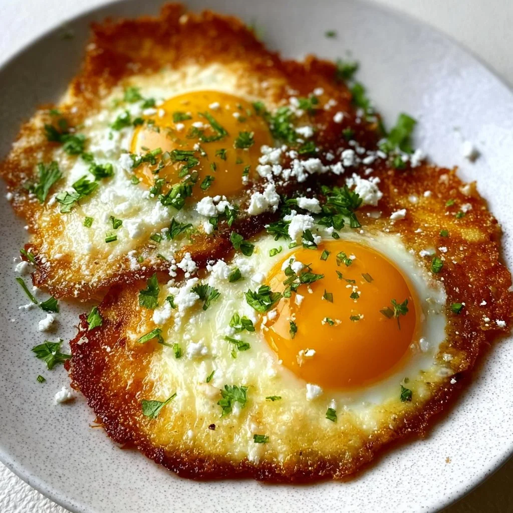 Crispy Feta Fried Eggs