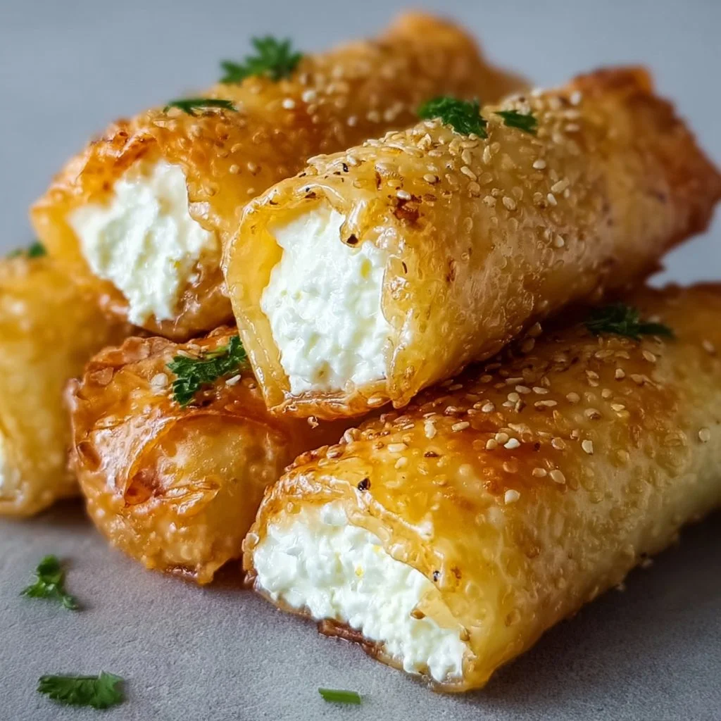 Crispy Feta Rolls