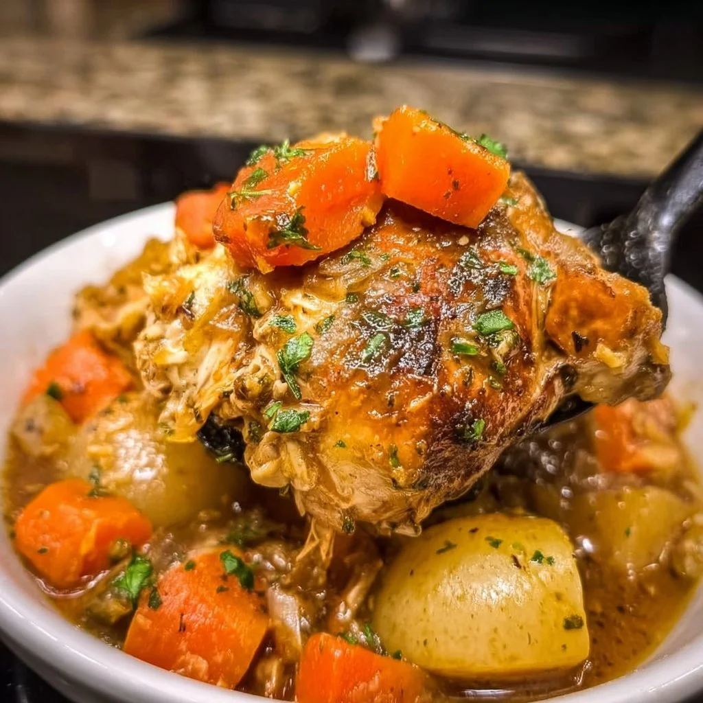 Crockpot Chicken Thigh Pot Roast
