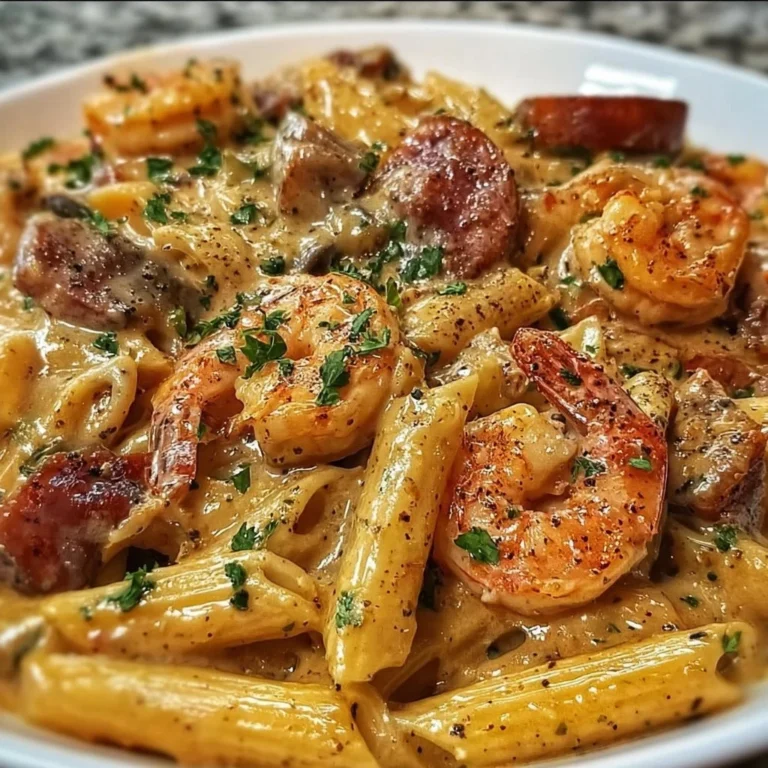 Delicious Mardi Gras Pasta dish from Pappadeaux rich in Cajun flavors