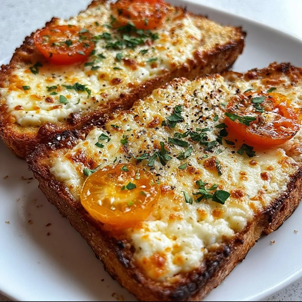 Easy Air Fryer Cottage Cheese Pizza Toast