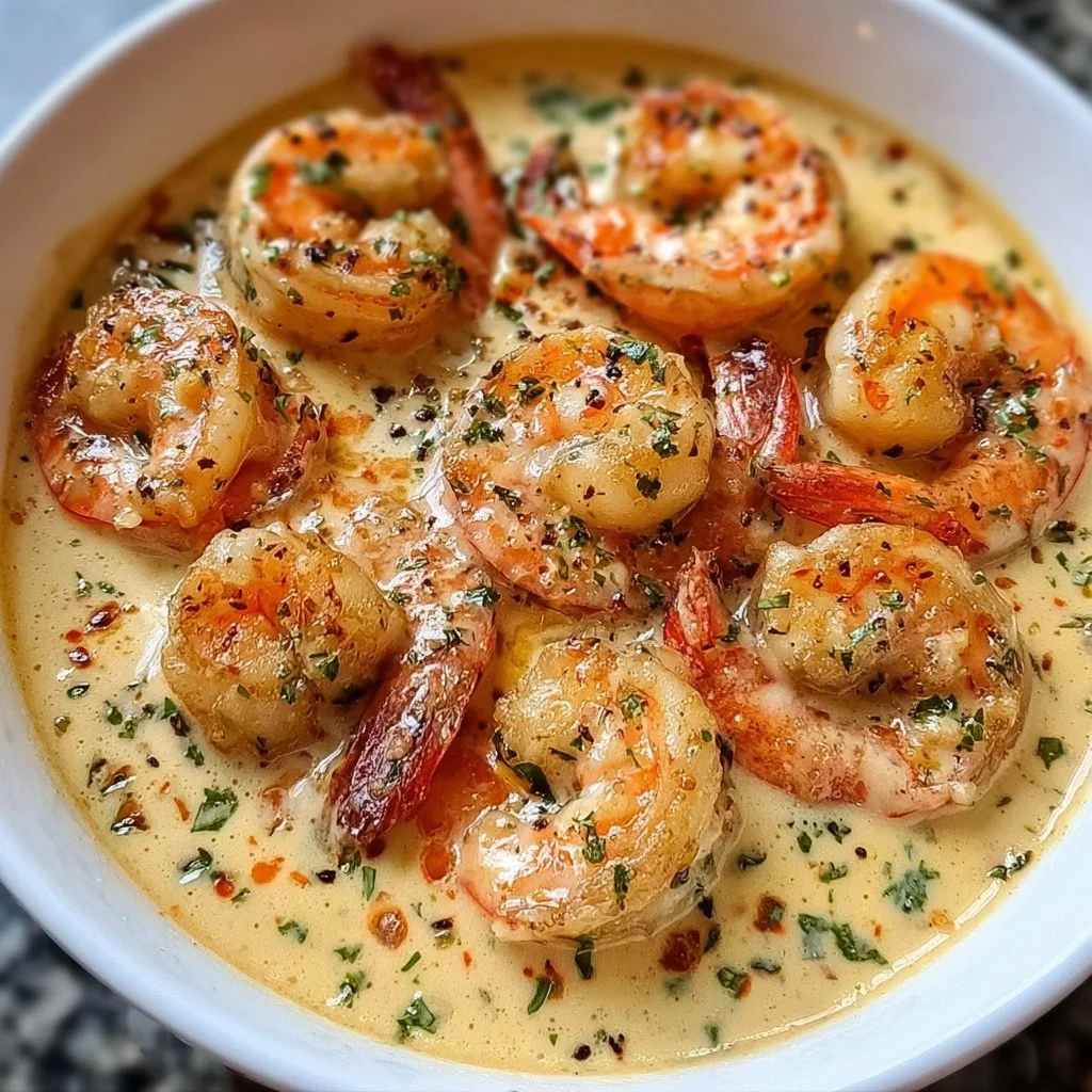 Easy Creamy Garlic Shrimp