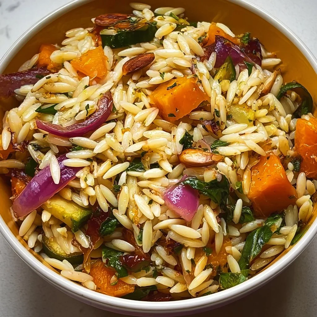 Fall Harvest Orzo Salad