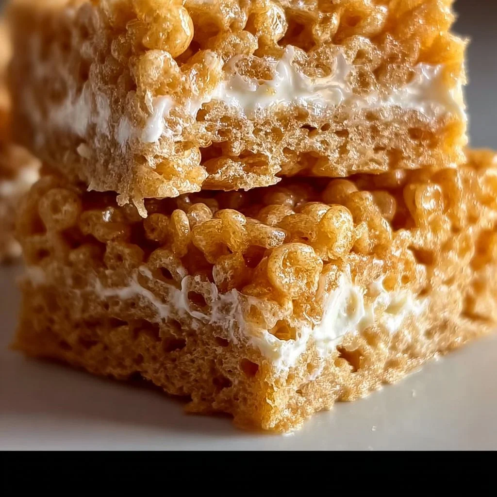 Gingerbread Rice Krispie Treats