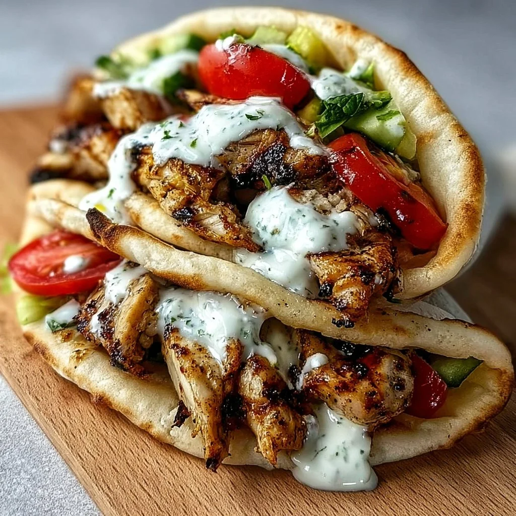 Greek Chicken Gyros