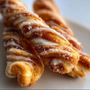 Deliciously sweet cinnamon twists dessert that melts in your mouth