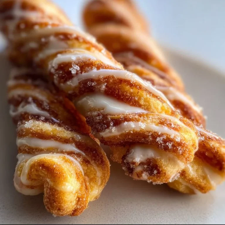 Deliciously sweet cinnamon twists dessert that melts in your mouth