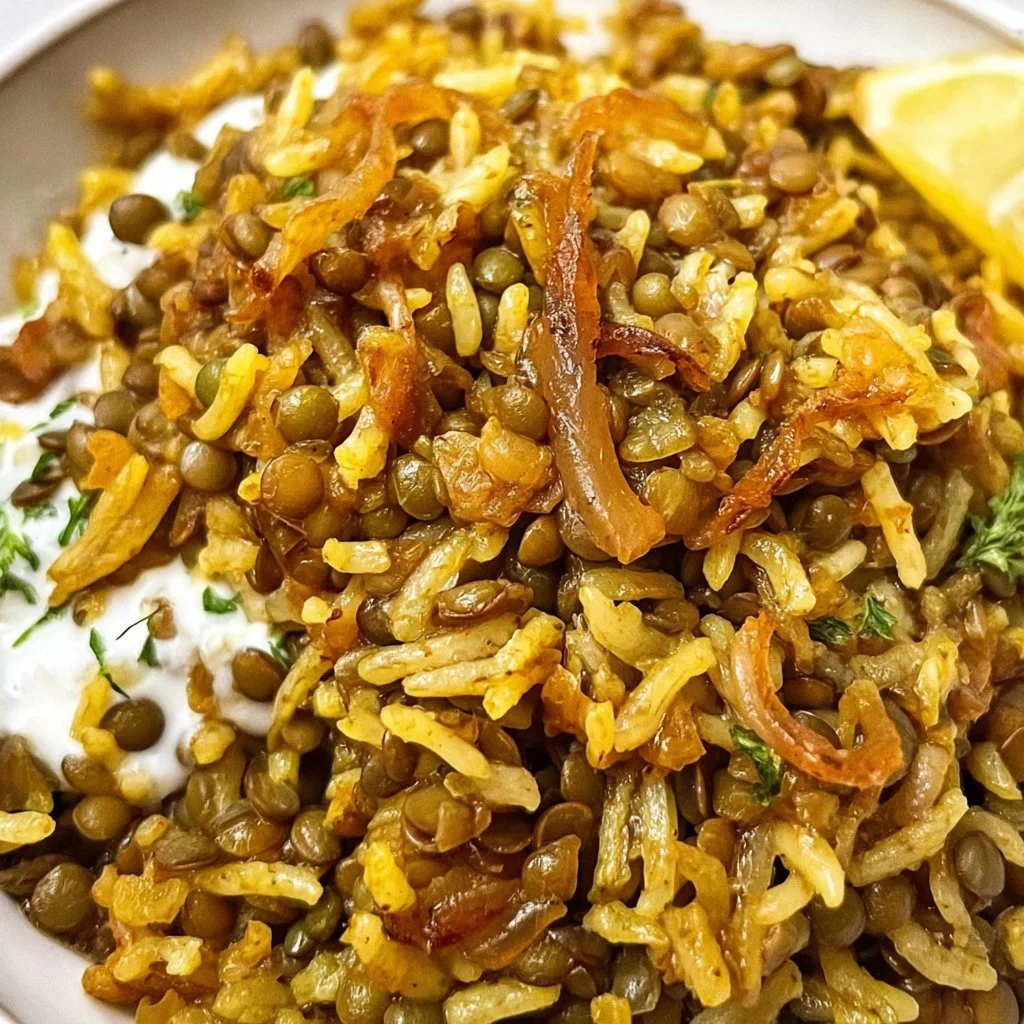 Mujadara (Lentils and Rice)