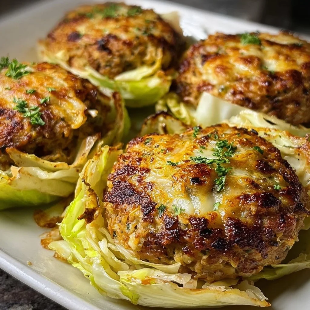 Oven-Baked Cabbage Burgers