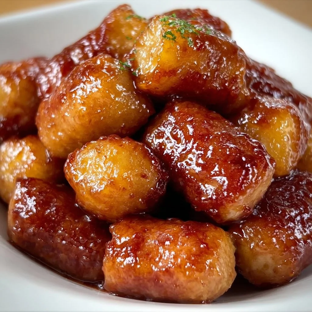 Pineapple Brown Sugar Mississippi Little Smokies Bites