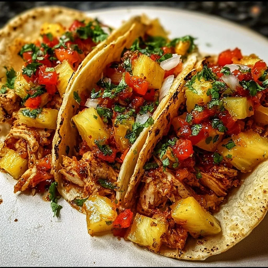 Pineapple Chicken Tacos