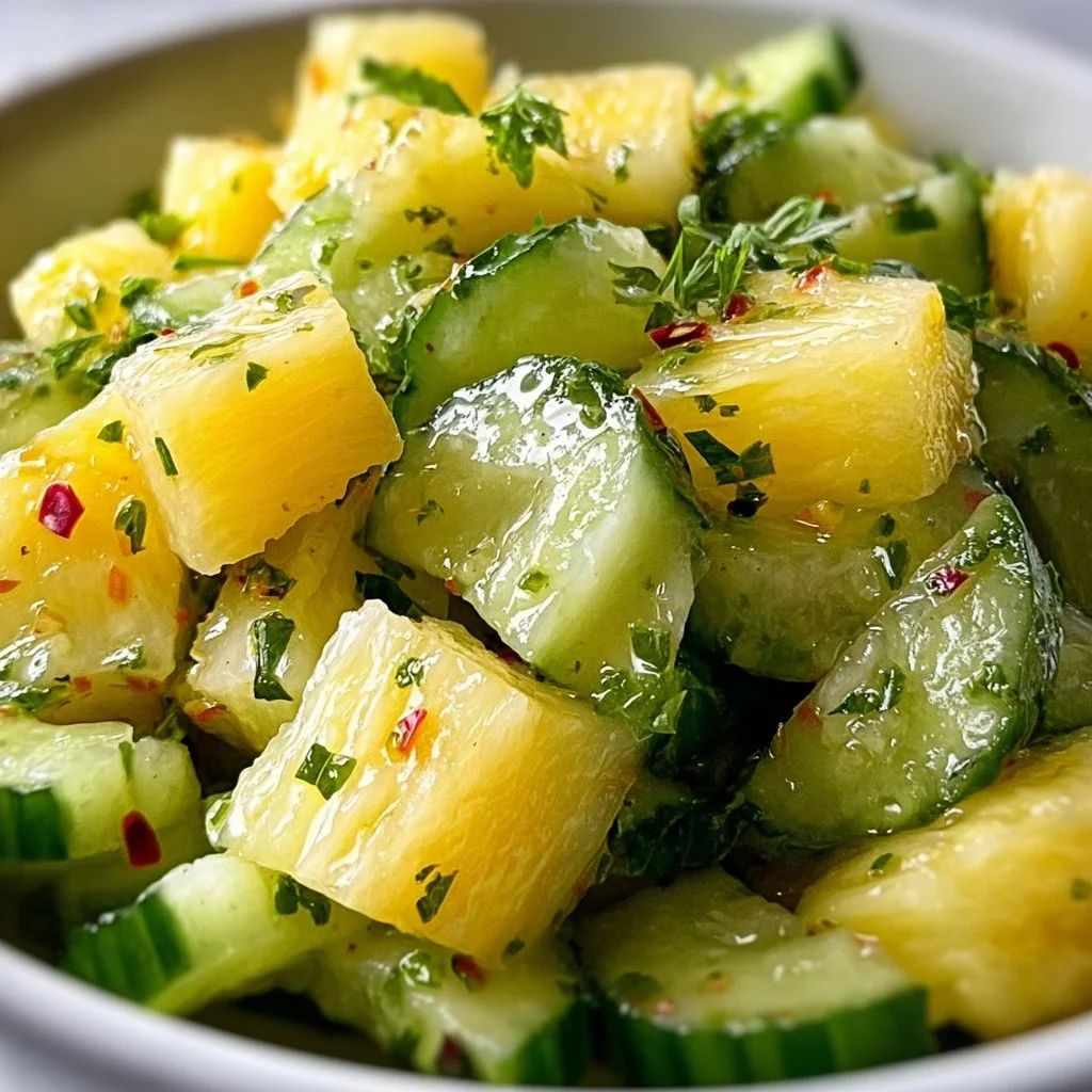 Pineapple Cucumber Salad