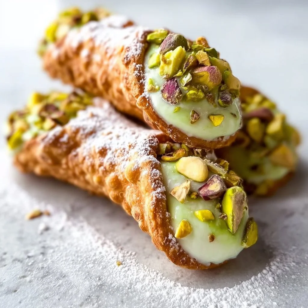 Pistachio Cannoli