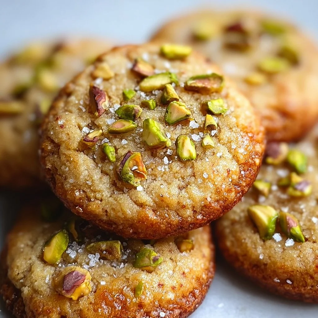 Salted Honey Pistachio Cookies