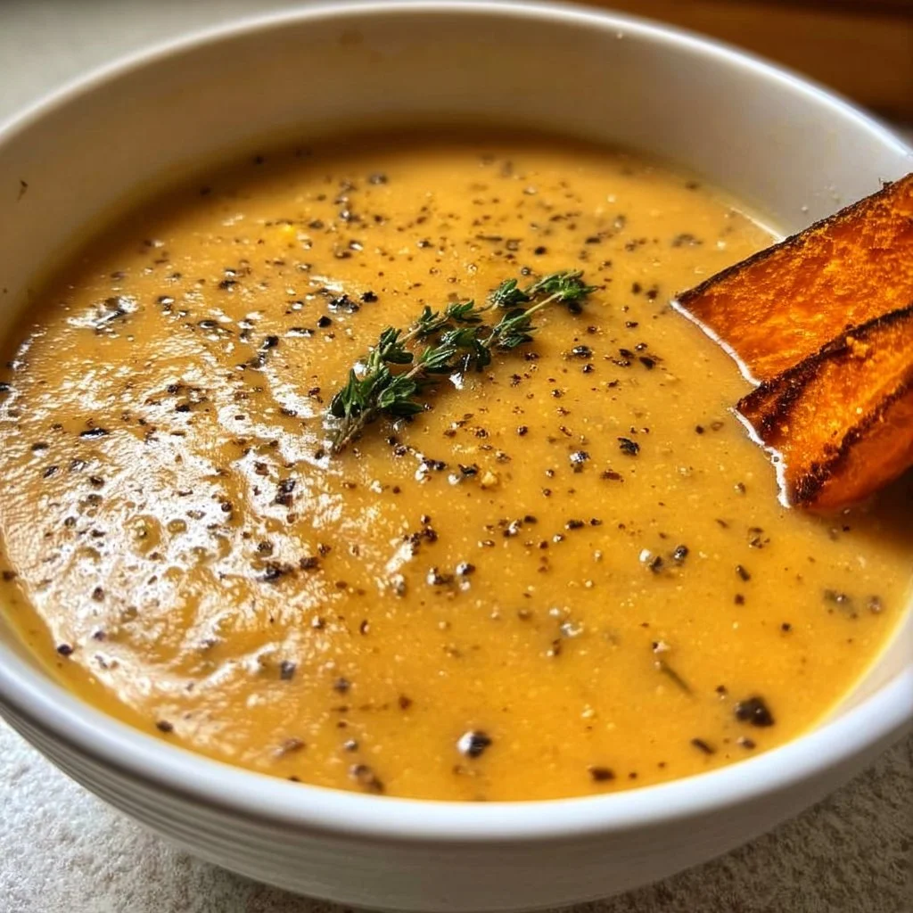 Savory Italian Sweet Potato Soup