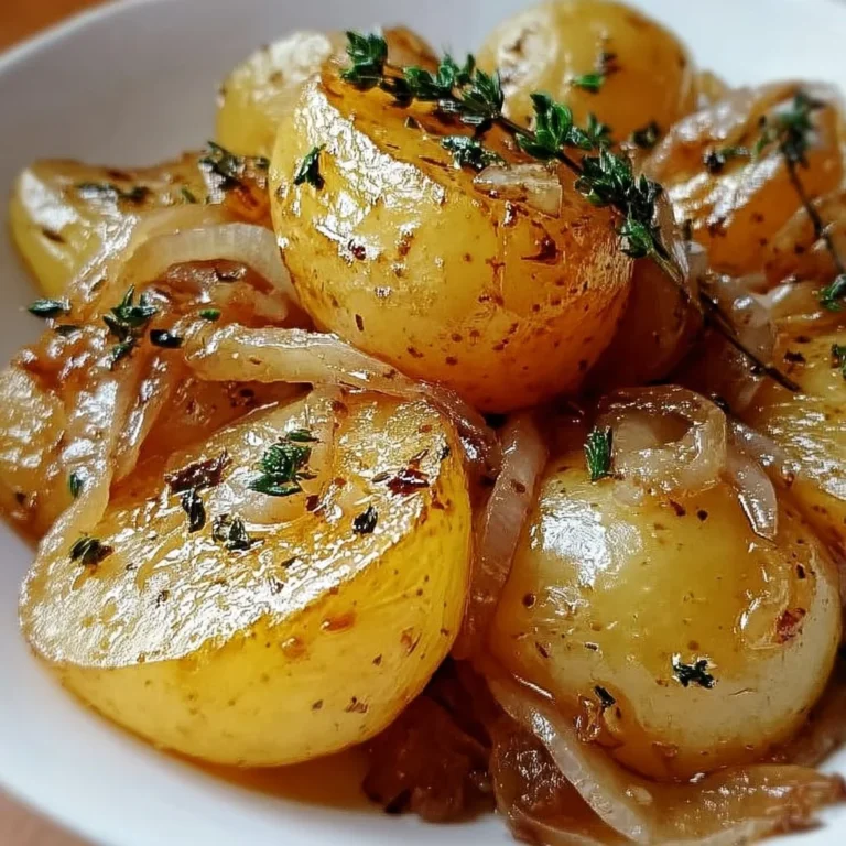 Savory slow cooker Lipton onion potatoes prepared for a hearty meal