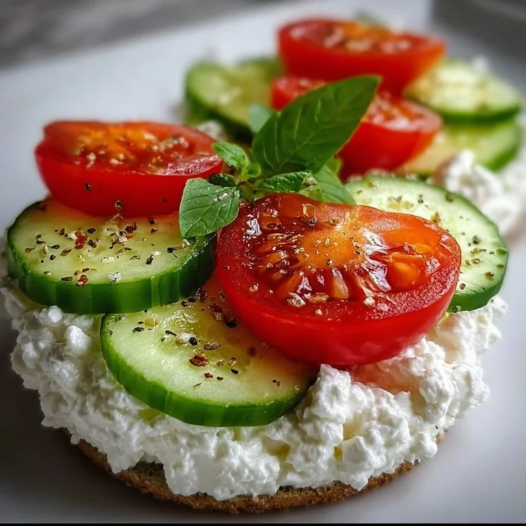 Tomato and cucumber topped cottage cheese delight in a bowl